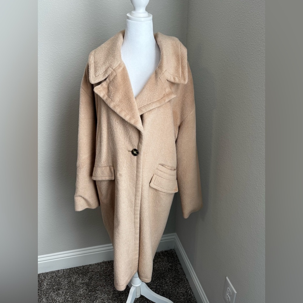 Badgley Mischka Women's Verona Wool-Blend Coat